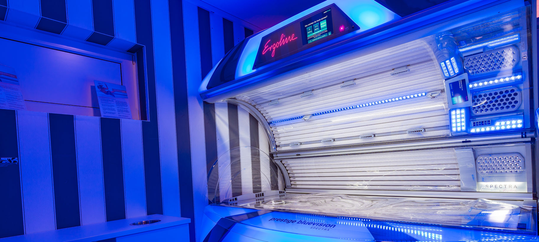 Solarium Ergoline Bluevision Spectra im Sonnenstudio Sun & Style in Bad Salzdetfurth